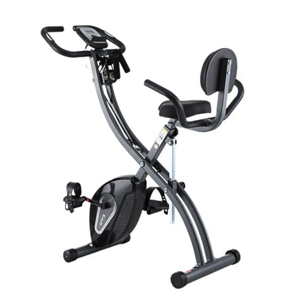 Everfit Folding Exercise Bike Magnetic X-Bike Aerobic Trainer Indoor Cycling | Fitness Equipment Store