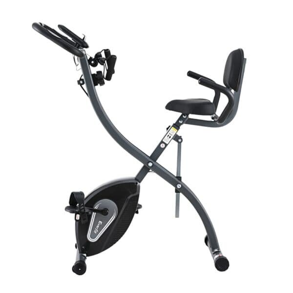 Everfit Folding Exercise Bike Magnetic X-Bike Aerobic Trainer Indoor Cycling | Fitness Equipment Store