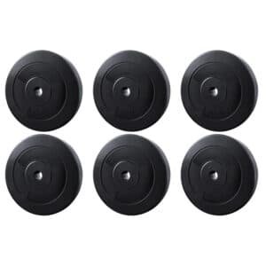 Everfit 60kg Barbell Weight Plates Standard Home Gym Press Fitness Exercise