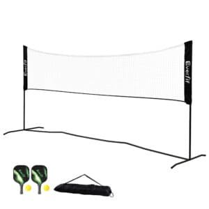 Everfit 3.6M Badminton Tennis Net Portable Volleyball Kit Adjustable Height