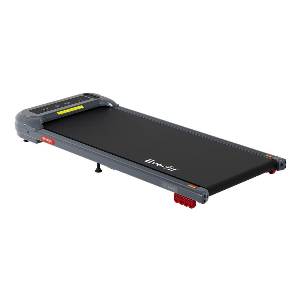 Everfit Treadmill Electric Walking Pad with Incline Under Desk Home Gym Grey 1 Everfit Treadmill Electric Walking Pad with Incline Under Desk Home Gym Grey