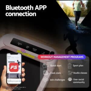 Everfit Treadmill Electric Walking Pad with Incline Under Desk Home Gym Pink 6 Everfit Treadmill Electric Walking Pad with Incline Under Desk Home Gym Pink | Fitness Equipment Store