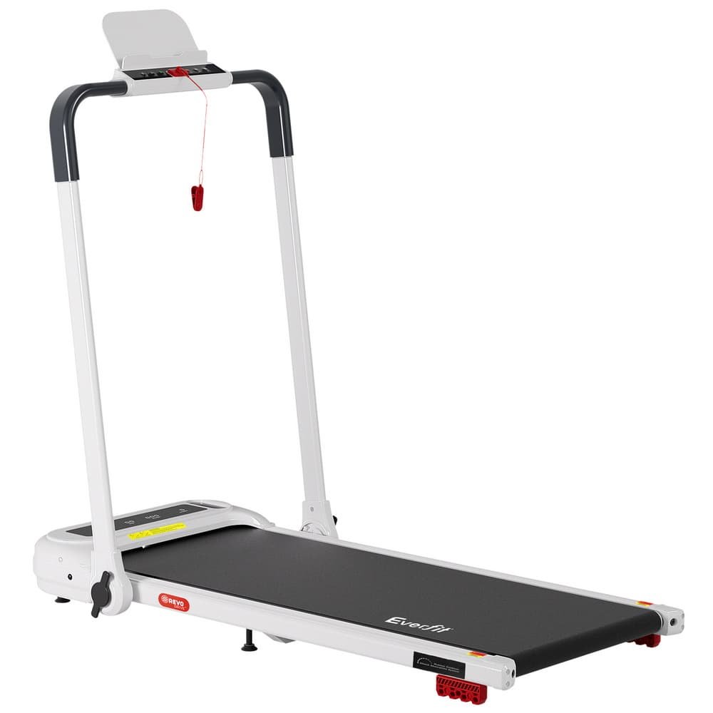 Everfit Treadmill Electric Walking Pad with Incline Foldable for Home Gym White 1 Everfit Treadmill Electric Walking Pad with Incline Foldable for Home Gym White