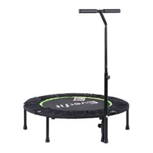 Everfit 40inch Fitness Foldable Trampoline Jumping Rebounder Home Gym Handrail | Fitness Equipment Store