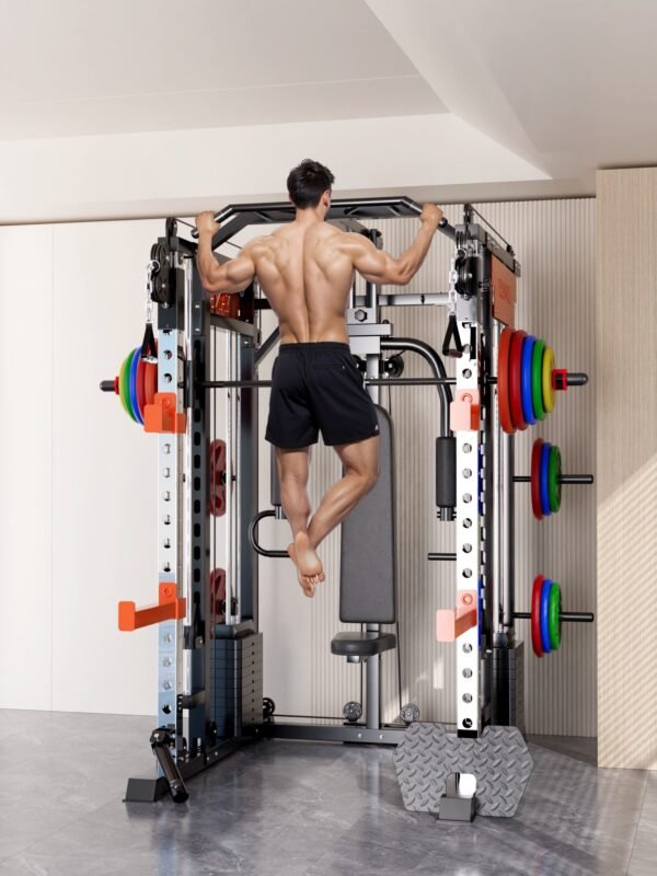130kgs pin loaded SmartFit M1 Ultra Leg Press and Chest Fly Multi Functional Training Smith Machine Home Gym | Fitness Equipment Store