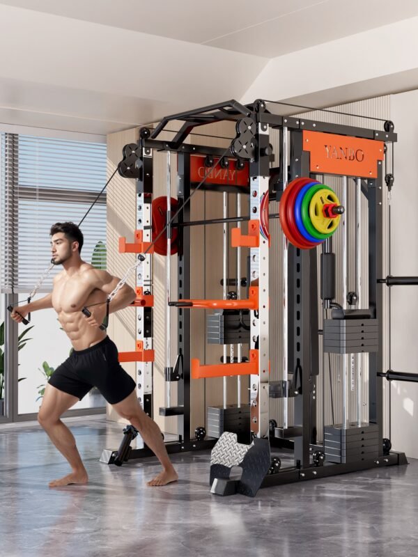 130kgs pin loaded SmartFit M1 Ultra Leg Press and Chest Fly Multi Functional Training Smith Machine Home Gym | Fitness Equipment Store