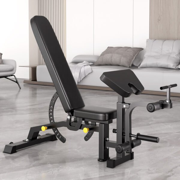 SmartFit C1 Max Multi Functional Cable Crossover Station 130kgs Pin Loaded Machine + Multi Func Bench+7Ft Olympic Barbell + 100kgs Weights | Fitness Equipment Store