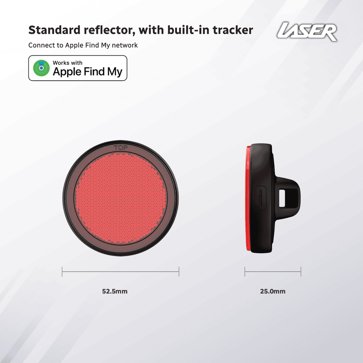 Laser Round Red Reflector Smart Tag 10 Laser Round Red Reflector Smart Tag - Image 10