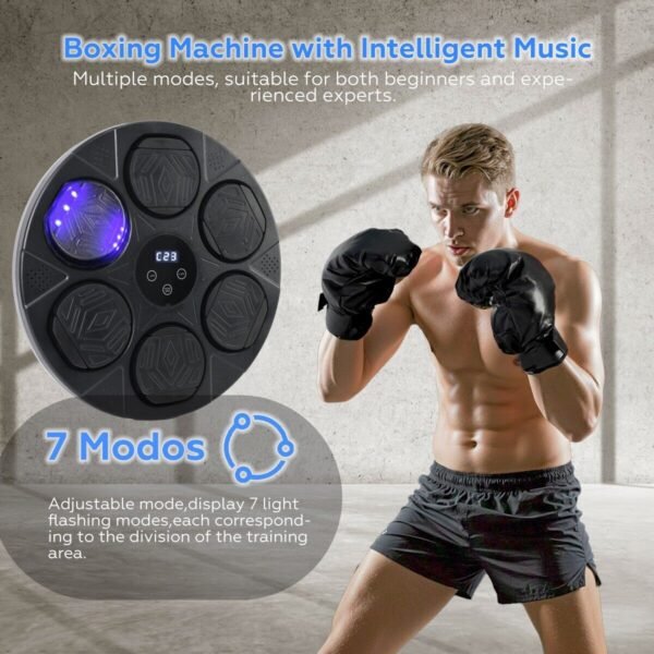 Bluetooth Smart Punching Bag Wall Pad 9 Speeds w/ Gloves | Fitness Equipment Store