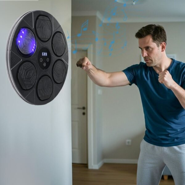 Bluetooth Smart Punching Bag Wall Pad 9 Speeds w/ Gloves | Fitness Equipment Store