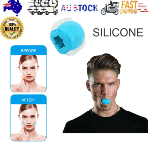 Facial exerciser exercise ballneck toner3-stage mandibular exerciser jaw trainer Blue