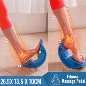 GREY Calf Massage Plantar Foot Rocker Stretch Board Ankle Pedal Stretcher Calf Pain | Fitness Equipment Store