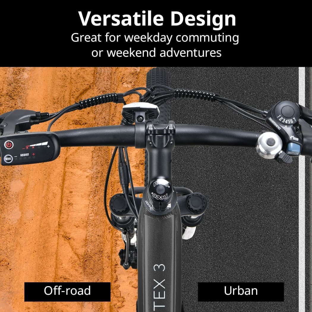 VALK Vortex 3 Electric Bike, Medium Frame Mountain ebike, Gunmetal Grey 4 VALK Vortex 3 Electric Bike, Medium Frame Mountain ebike, Gunmetal Grey - Image 4