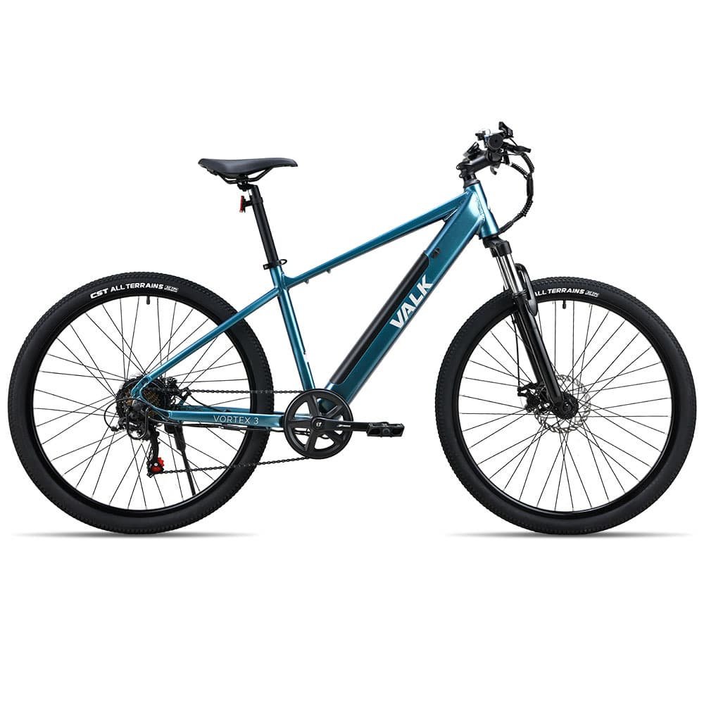 VALK Vortex 3 Electric Bike, Medium Frame Mountain ebike, Metallic Teal 1 VALK Vortex 3 Electric Bike, Medium Frame Mountain ebike, Metallic Teal