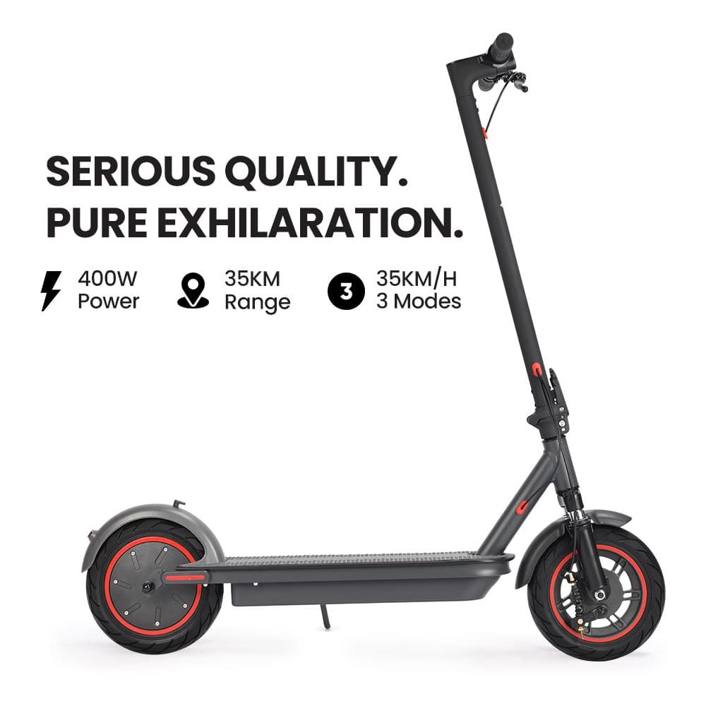 ALPHA Urban 10 Electric Scooter, 35km/h, Suspension, 35km Range, 10-Inch Wheels, Brushless Motor, Free APP, Motorised Commuter eScooter for Adults, Grey 4 ALPHA Urban 10 Electric Scooter, 35km/h, Suspension, 35km Range, 10-Inch Wheels, Brushless Motor, Free APP, Motorised Commuter eScooter for Adults, Grey - Image 4