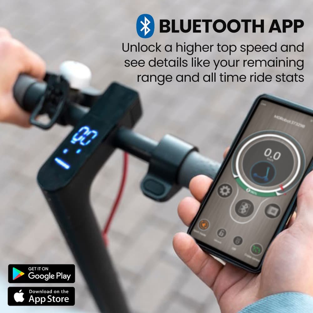 ALPHA Urban 10 Electric Scooter, 35km/h, Suspension, 35km Range, 10-Inch Wheels, Brushless Motor, Free APP, Motorised Commuter eScooter for Adults, Grey 5 ALPHA Urban 10 Electric Scooter, 35km/h, Suspension, 35km Range, 10-Inch Wheels, Brushless Motor, Free APP, Motorised Commuter eScooter for Adults, Grey - Image 5