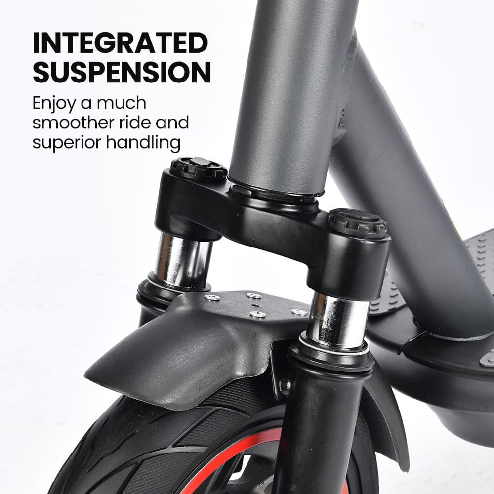 ALPHA Urban 10 Electric Scooter, 35km/h, Suspension, 35km Range, 10-Inch Wheels, Brushless Motor, Free APP, Motorised Commuter eScooter for Adults, Grey 6 ALPHA Urban 10 Electric Scooter, 35km/h, Suspension, 35km Range, 10-Inch Wheels, Brushless Motor, Free APP, Motorised Commuter eScooter for Adults, Grey - Image 6