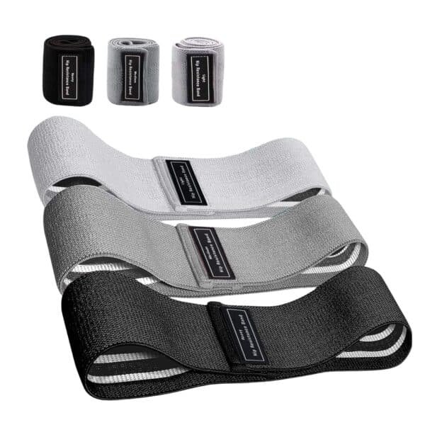 3x Resistance Exercise Hip Bands Set - Stretch Glute Booty Workout Power Loops | Fitness Equipment Store