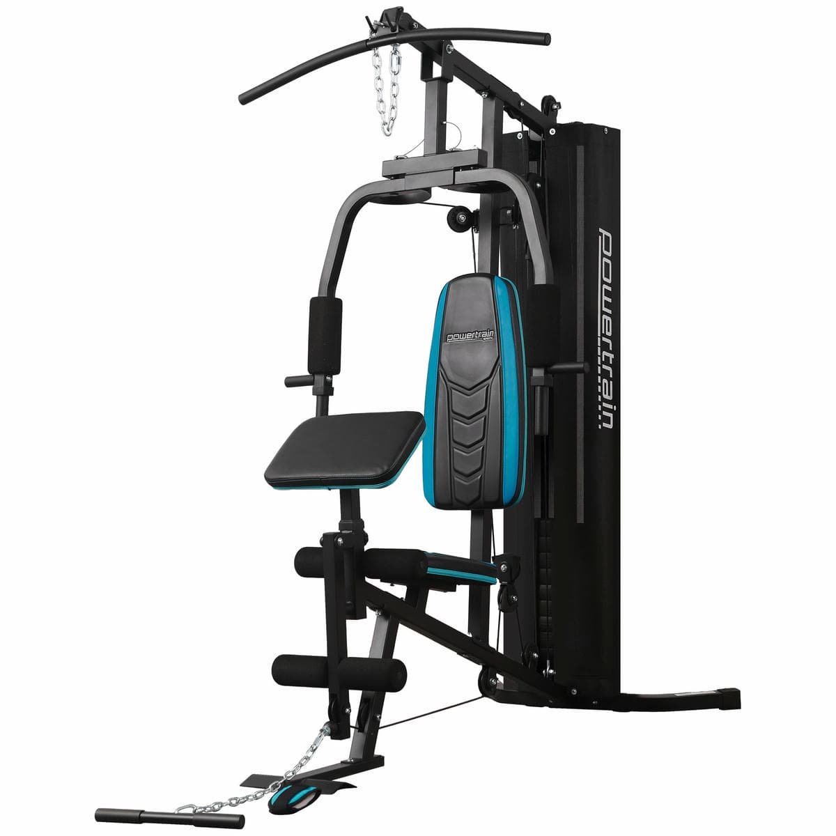 Powertrain JX-300 Multi Station Home Gym 44kg Weight Stack Cable Machine, Curl Pad Leg Extension and Pull-down Bar 1 Powertrain JX-300 Multi Station Home Gym 44kg Weight Stack Cable Machine, Curl Pad Leg Extension and Pull-down Bar