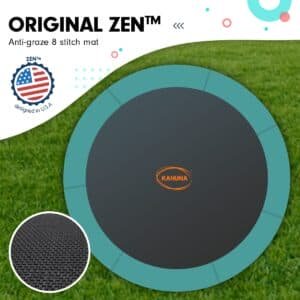 Kahuna 6ft Outdoor Round Green Trampoline With Safety Enclosure And Basketball Hoop Set 3 Kahuna 6ft Outdoor Round Green Trampoline With Safety Enclosure And Basketball Hoop Set | Fitness Equipment Store