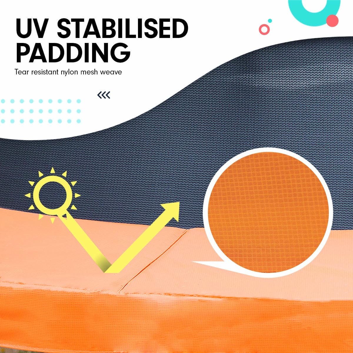 Kahuna 14ft Outdoor Trampoline Kids Children With Safety Enclosure Pad Mat Ladder Basketball Hoop Set - Orange 5 Kahuna 14ft Outdoor Trampoline Kids Children With Safety Enclosure Pad Mat Ladder Basketball Hoop Set - Orange - Image 5