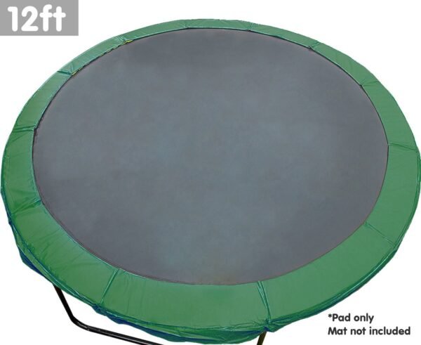Kahuna 12ft Trampoline Replacement Spring Pad Round Cover - Green | Fitness Equipment Store