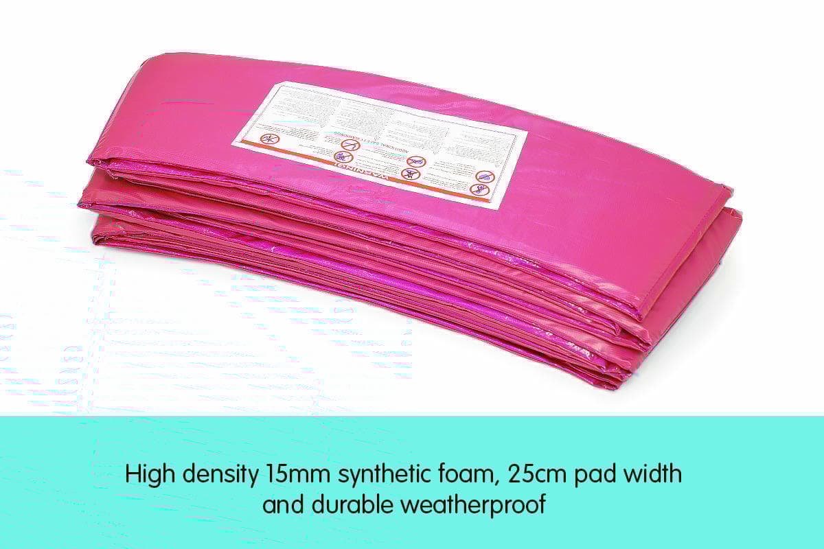 Kahuna 10ft Trampoline Replacement Pad Round - Pink 4 Kahuna 10ft Trampoline Replacement Pad Round - Pink - Image 4