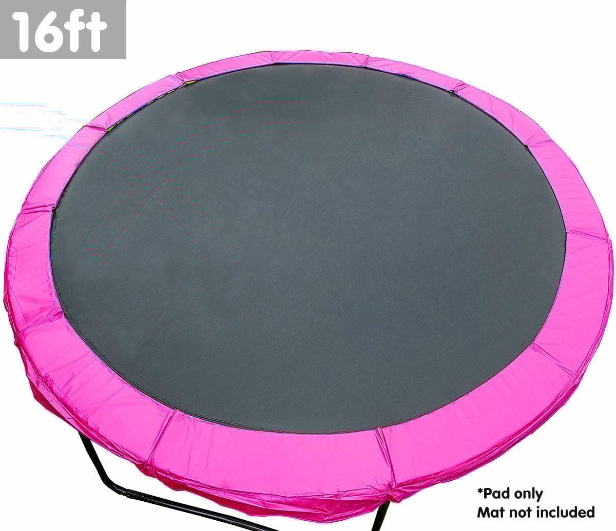Kahuna 16ft Trampoline Replacement Pad Round - Pink 2 Kahuna 16ft Trampoline Replacement Pad Round - Pink - Image 2