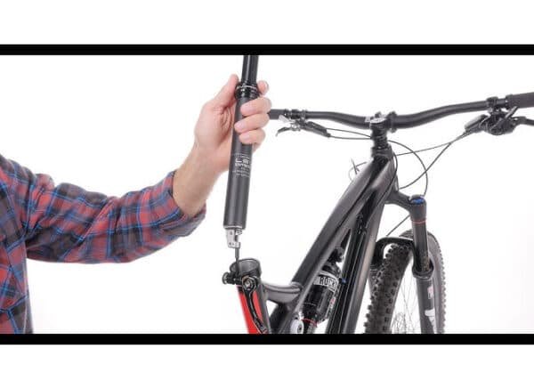 ZOOM Mountain Bike Adjustable Height via Thumb Remote Lever - Pro Dropper Adjustable Seatpost Internal Cable 31.6 Diameter 100mm Travel | Fitness Equipment Store