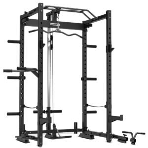 CORTEX PR4 Folding Power Rack with 100kg Olympic Tri-Grip Weight, Bar and Bench Set | Fitness Equipment Store