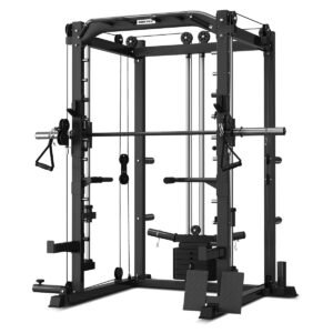 CORTEX SM-20 6-in-1 Power Rack with Smith & Cable Machine + BN-9 Bench + 100kg Olympic Tri-Grip Weight Plate & Barbell Package | Fitness Equipment Store