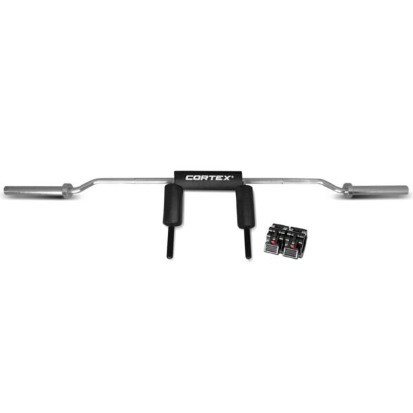 CORTEX Safety Squat Olympic Barbell with Lock Jaw Collars | Fitness Equipment Store