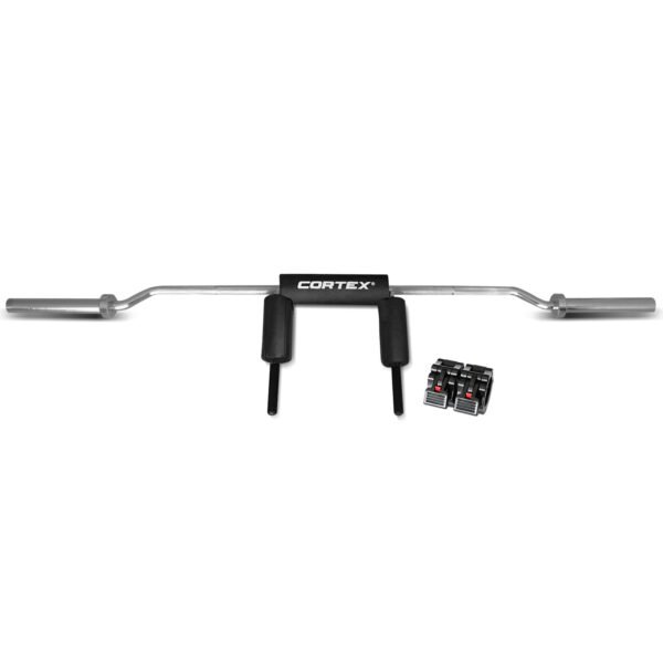 CORTEX Safety Squat Olympic Barbell with Lock Jaw Collars | Fitness Equipment Store