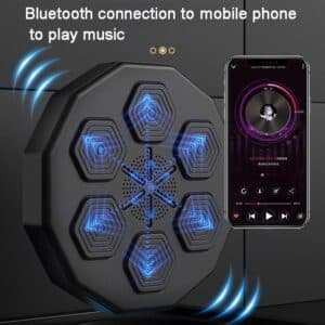 Smart Wall-Mounted Boxing Trainer With Adult Gloves - With Children Gloves | Fitness Equipment Store