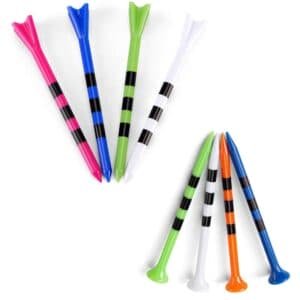 30-pack Golf Ball Tees with Limit Scale Line - Green 83mm - Qt027-White | Fitness Equipment Store