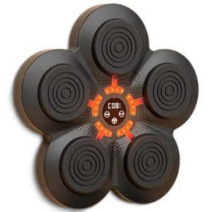 Bluetooth Music Boxing Machine With Wall Mount And Adult Gloves - Without Glove