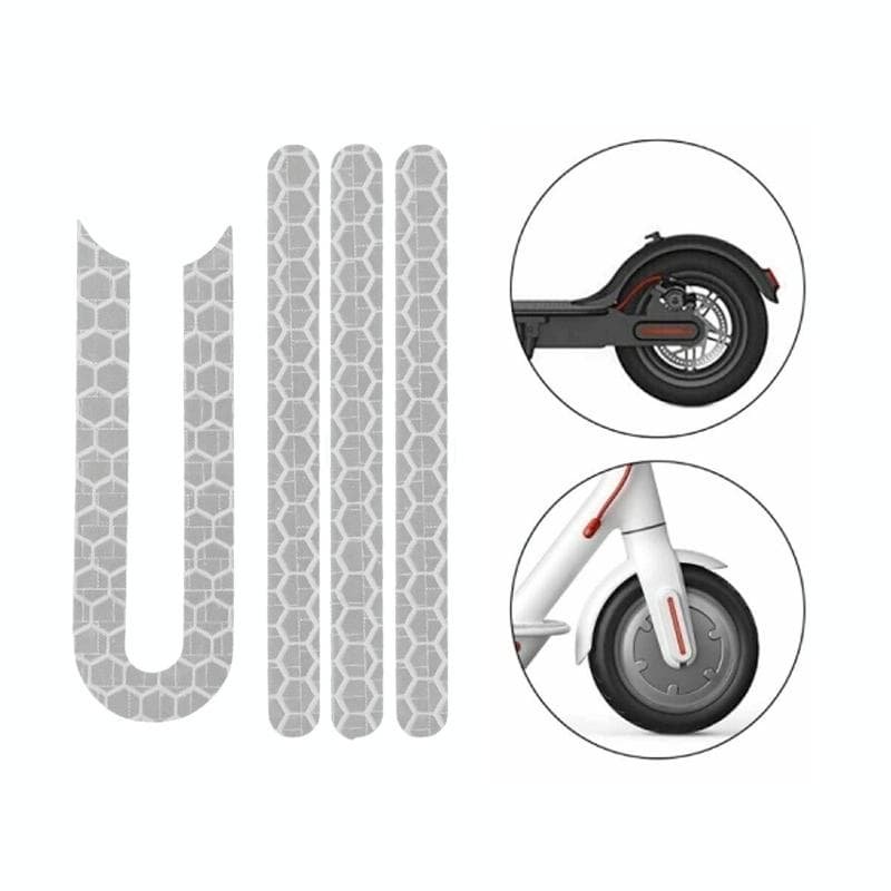Reflective Sticker for Xiaomi Mijia M365 Pro Scooter - White 1 Reflective Sticker for Xiaomi Mijia M365 Pro Scooter - White