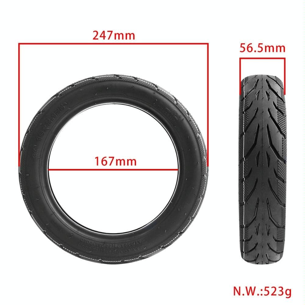 10 Pneumatic Tire for Ninebot F20 / 25 / 30 / 40 Electric Scooter - Inner Tire 4 10 Pneumatic Tire for Ninebot F20 / 25 / 30 / 40 Electric Scooter - Inner Tire - Image 4