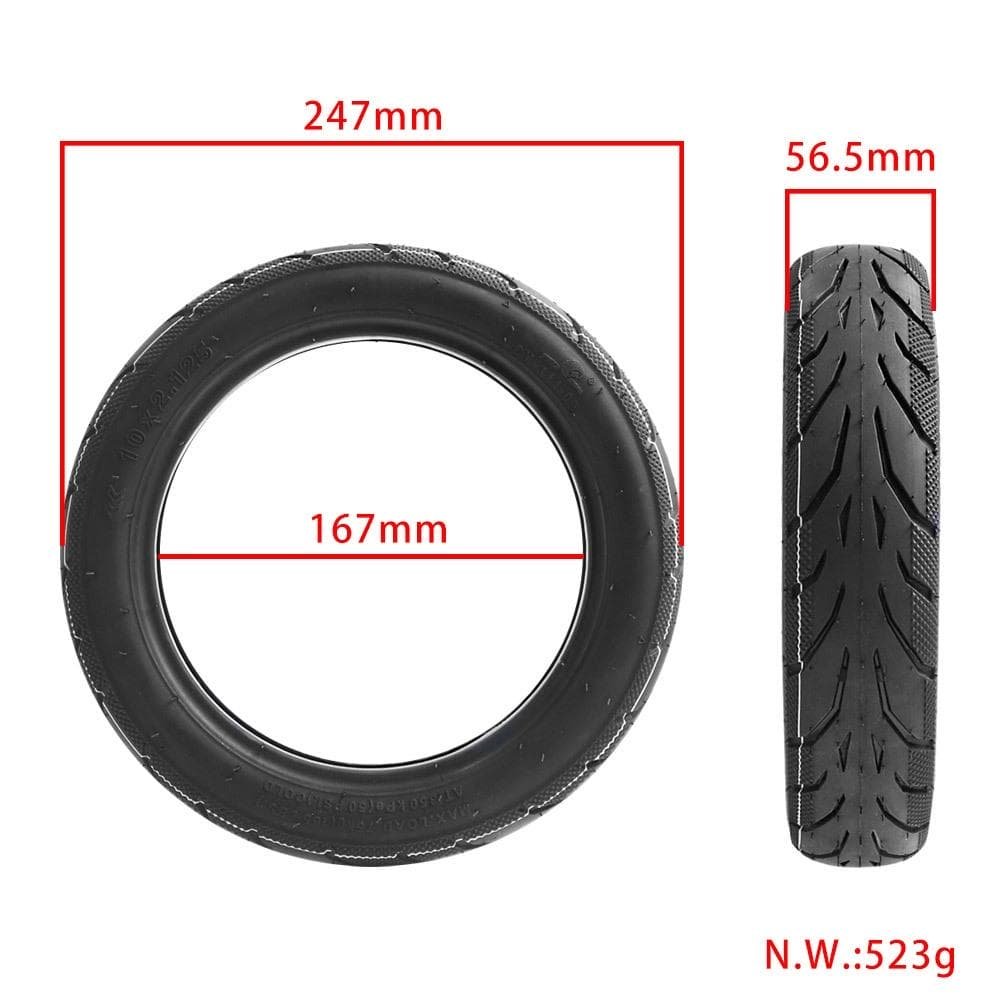 10 Pneumatic Tire for Ninebot F20 / 25 / 30 / 40 Electric Scooter - Inner Tire 11 10 Pneumatic Tire for Ninebot F20 / 25 / 30 / 40 Electric Scooter - Inner Tire - Image 11