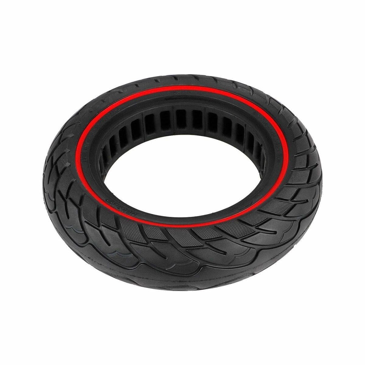 Ninebot Max G30 Scooter Tire - 10x2.5 Inch Solid Rubber Red Line 3 Ninebot Max G30 Scooter Tire - 10x2.5 Inch Solid Rubber Red Line - Image 3