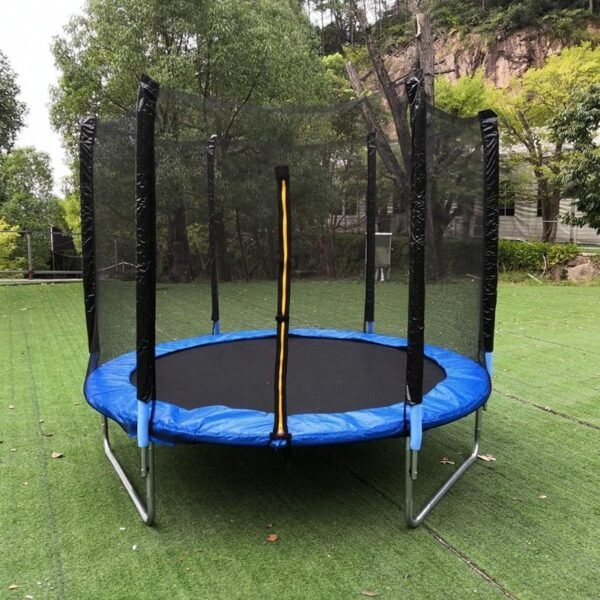 6 Pole Outdoor Trampoline Safety Net 1.5M Diameter Jump Pad | Fitness Equipment Store