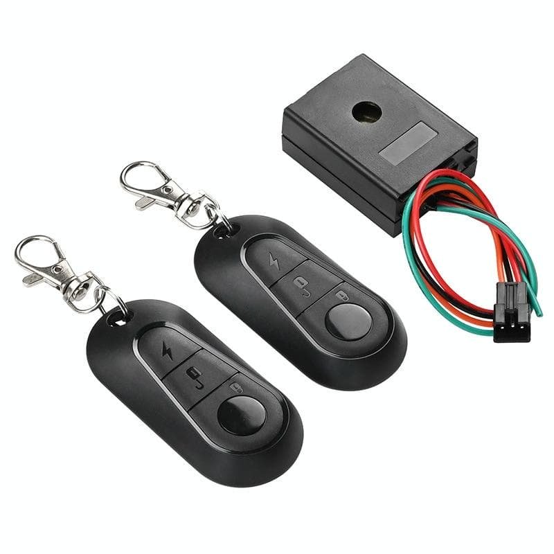 Universal Electric Scooter & Bicycle Anti-theft Alarm + Remote - 36-72v 1 Universal Electric Scooter & Bicycle Anti-theft Alarm + Remote - 36-72v