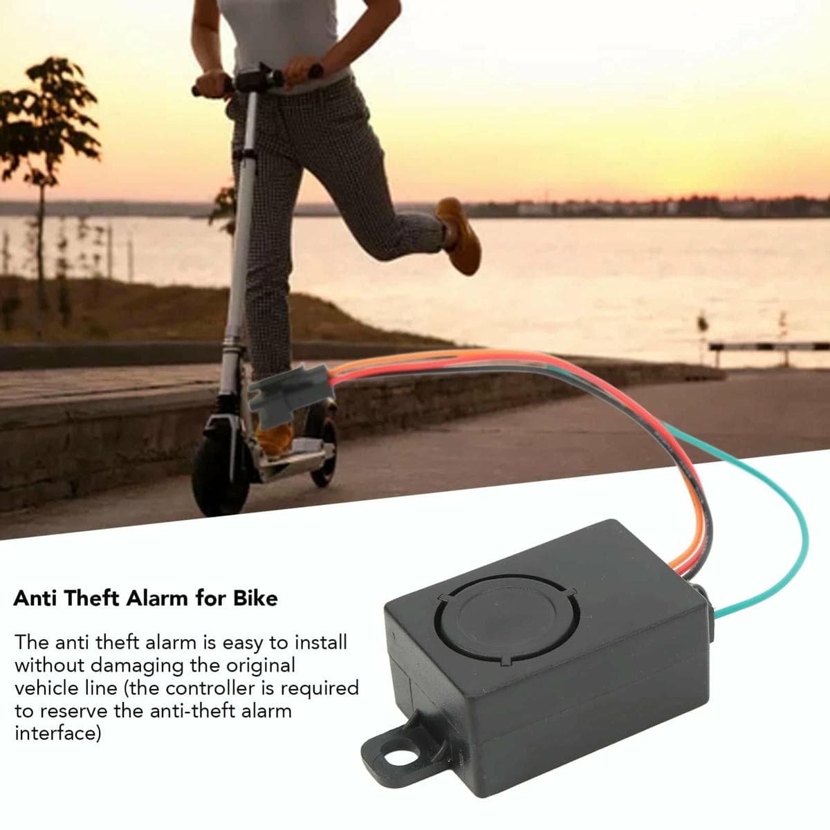 Universal Electric Scooter & Bicycle Anti-theft Alarm + Remote - 36-72v 7 Universal Electric Scooter & Bicycle Anti-theft Alarm + Remote - 36-72v - Image 7