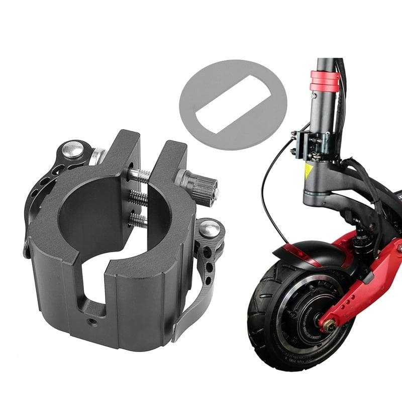 Foldable Clamp with Pad for Electric Scooter - Black 1 Foldable Clamp with Pad for Electric Scooter - Black