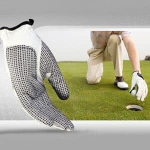 Sheepskin Anti-slip Golf Gloves - Left Hand Size 27#