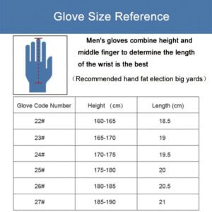 Sheepskin Anti-slip Golf Gloves - Left Hand Size 27# | Fitness Equipment Store
