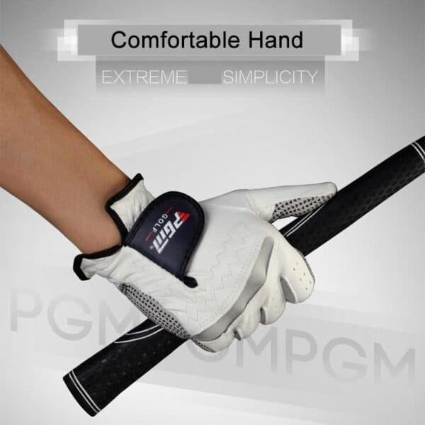 Sheepskin Anti-slip Golf Gloves - Left Hand Size 27# | Fitness Equipment Store