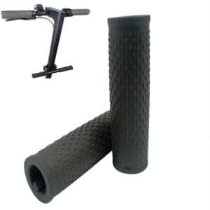 Non-slip Silicone Car Handles for Xiaomi Electric Scooter - Pair - Black