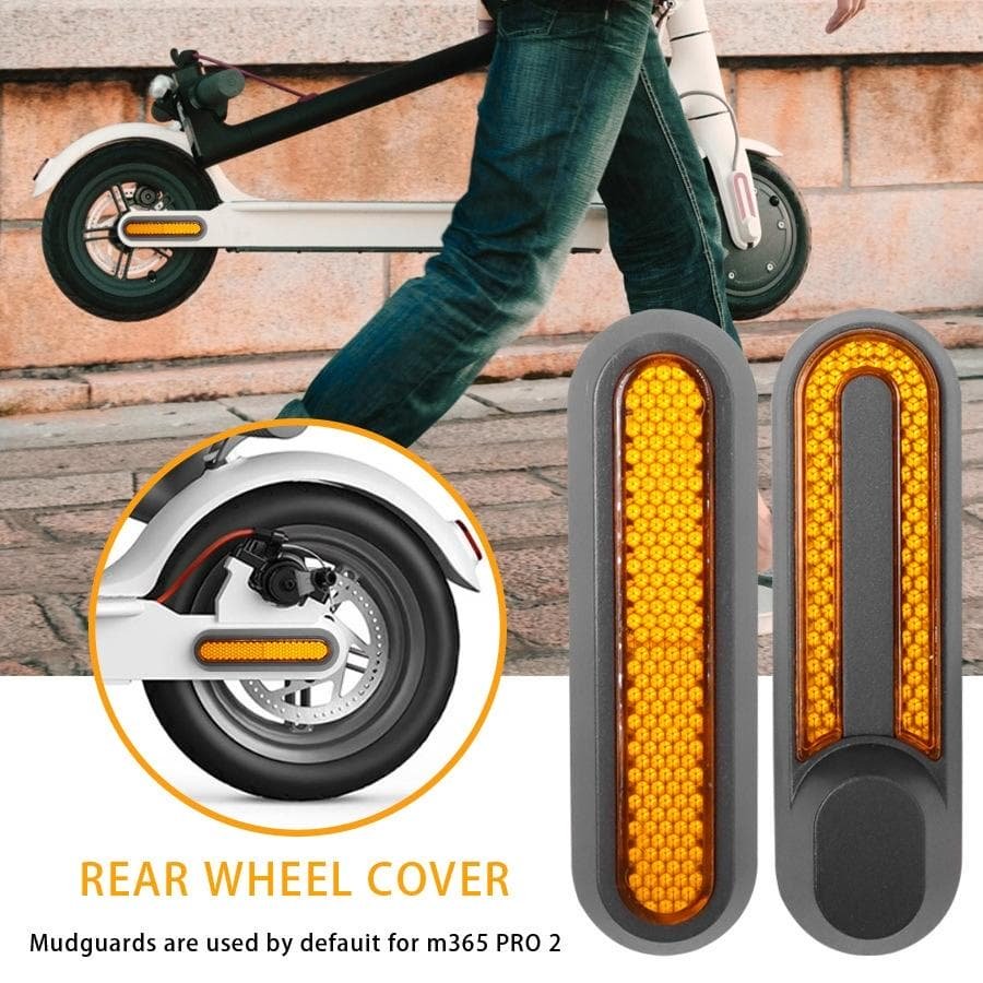 Xiaomi Mijia 1s / Pro 2 Electric Scooter Wheel Cover with Reflective Strips & Screws - Red 7 Xiaomi Mijia 1s / Pro 2 Electric Scooter Wheel Cover with Reflective Strips & Screws - Red - Image 7