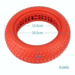 Red 8.5 Semi-solid Honeycomb Tire for Xiaomi M365 Scooter | Fitness Equipment Store